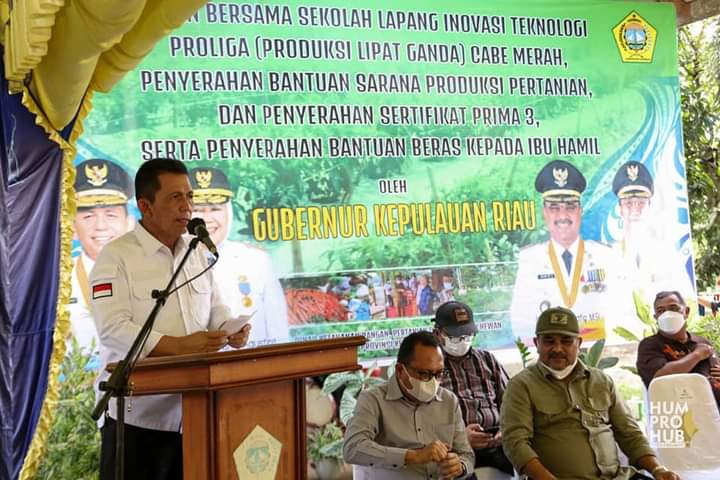 Gubernur Kepri Sebut Berbagai Program Dibidang Pertanian Terus Didorong