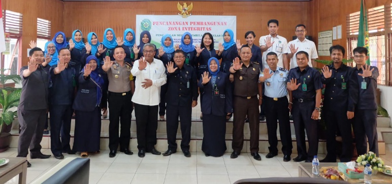 Pemkab Inhil Apresiasi Pencabangan Pembangunan Zona Integritas oleh PN Tembilahan