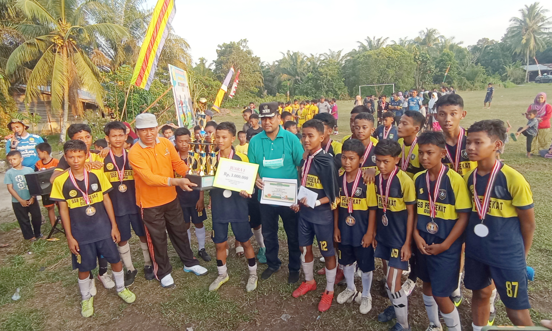 SSB Persekat Dumai Juara dan Borong Penghargaan Individu