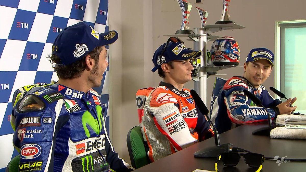 Usai Balapan MotoGP San Marino Rossi dan Lorenzo Adu Mulut