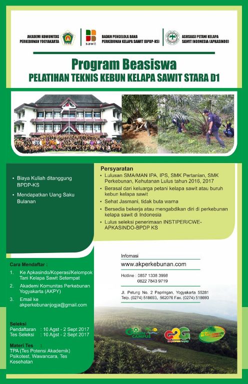 DPD APKASINDO Dumai Buka Pendaftaran Penerima Beasiswa