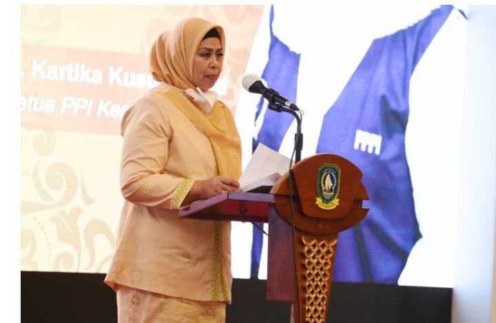 Ketua PKK provinsi kepri  Hj Dewi Kumalasari Hadiri Pengukuhan PPI