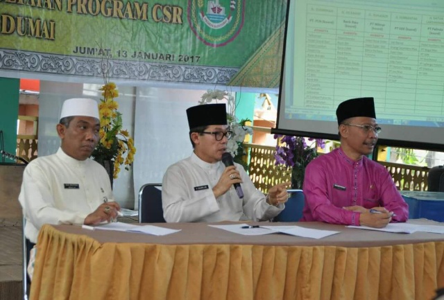 Komitmen Wako Dan Seluruh Pimpinan Perusahaan Kota Dumai, 2017 Program Penghijauan Harus Terealisasi