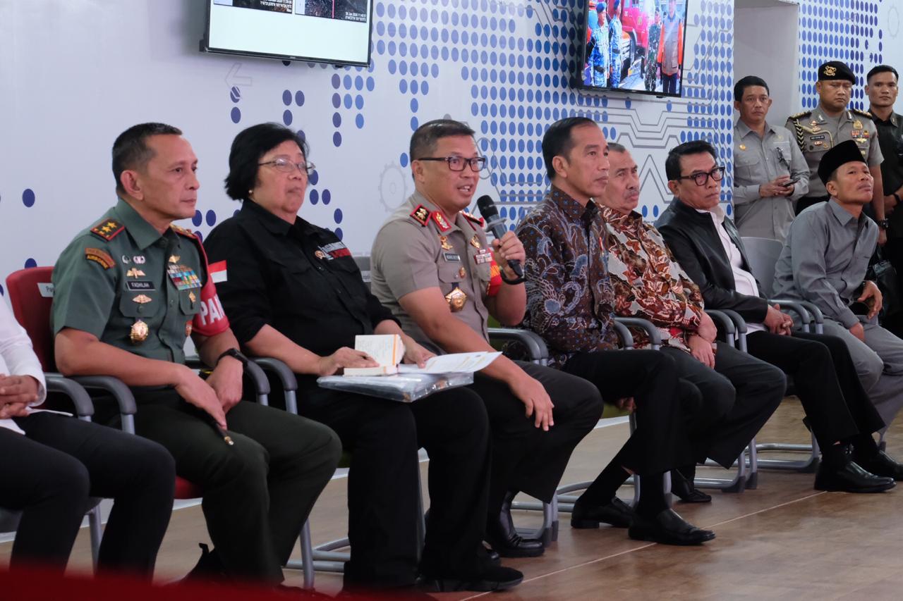Jokowi : Dashboard Lancang Kuning Bagus Sekali