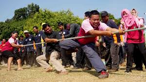 PAC PP Dumai Timur Gelar Lomba Tarik Tambang Piala Walikota Dumai.