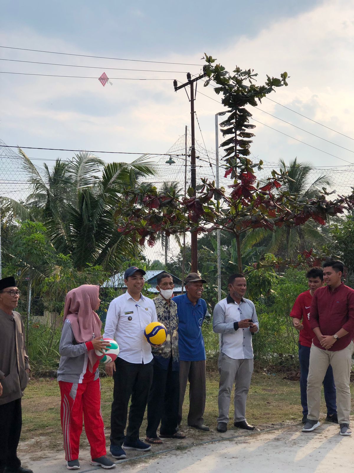 Sambut Dirgahayu Indonesia ke 77, Pemdes Batang Dui Gelar Open Tournament Bola Volly