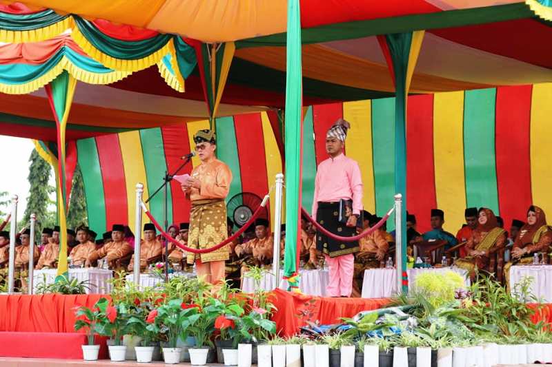 Walikota Dumai Pimpin Upacara Peringatan Hari Jadi Kota Dumai Ke 19
