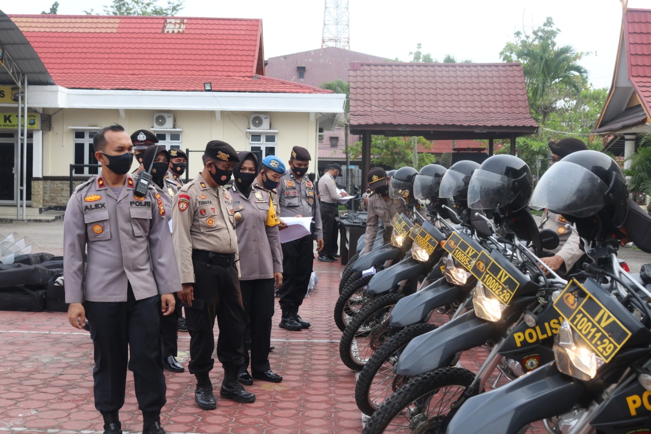 Kapolres Dumai Kembali Melaksanakan Pengecekan Ranmor