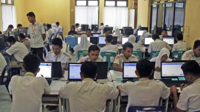 1,4 Juta Siswa SMK Ujian Nasional, Tak Semua UNBK