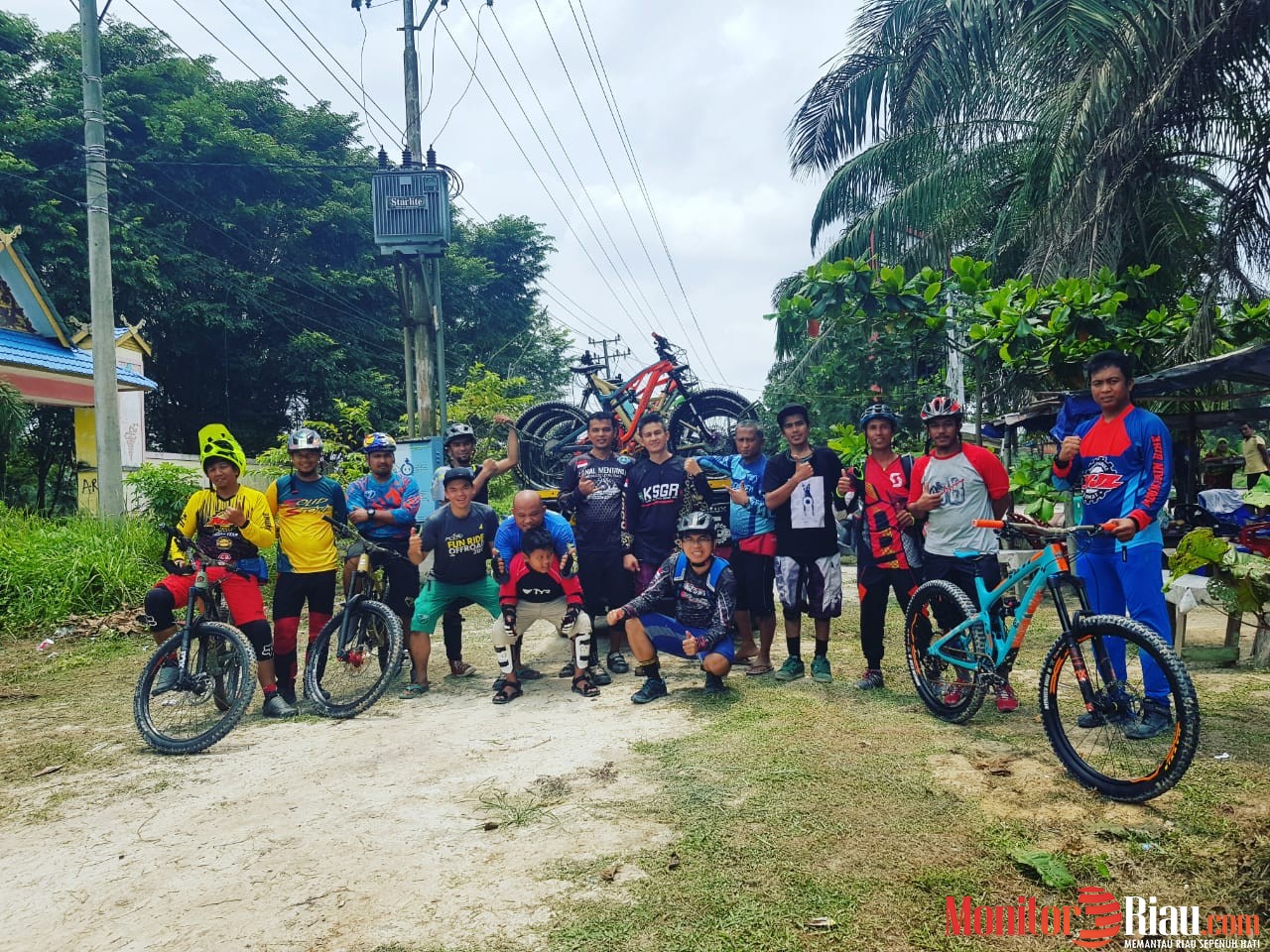 Biker Dumai, Duri dan Bagan Batu Latihan Bersama