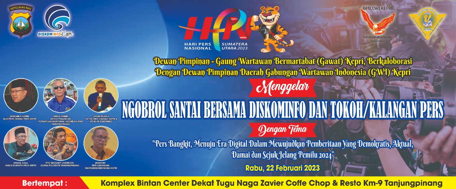Meriah HPN 2023, GAWAT Kepri dan GWI Adakan Ngobrol Santai dan Bantuan Sembako Bagi Nelayan Pesisir dari Polda