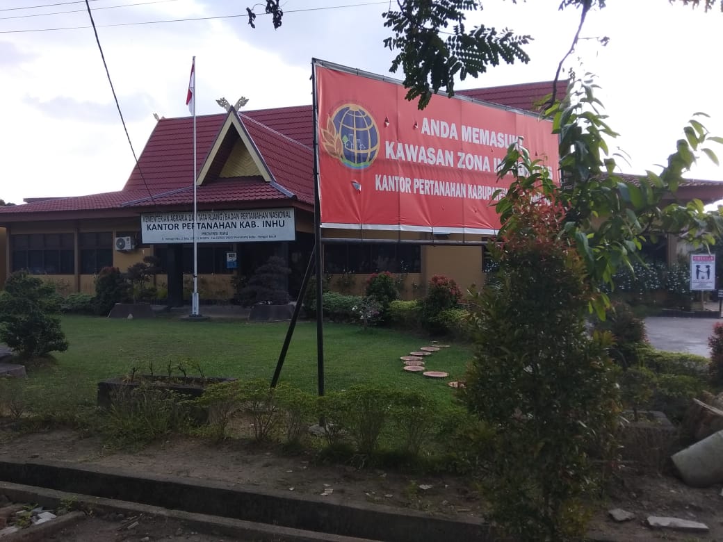 Pengurusan Sertifikat Diduga Terkendala Kepala BPN Inhu Tak Kunjung Masuk Kantor