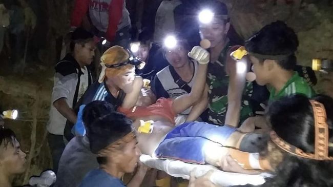 Tambang Emas di Sulut Longsor, Satu Tewas Puluhan Orang Terjebak