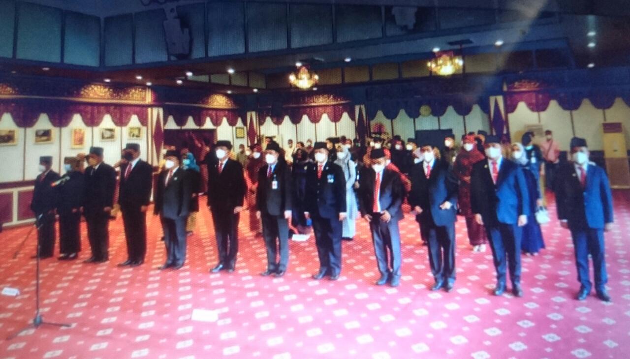 Gubernur Jambi Lantik 54 Pejabat Eselon Tiga