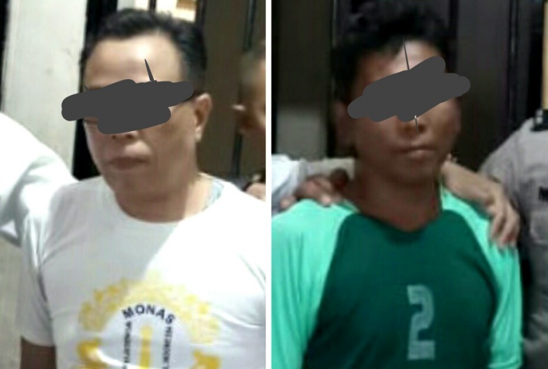 Polres Inhil Tahan Mantan Pj Kades dan Sekdes Panglima Raja Dugaan Korupsi APBDesa