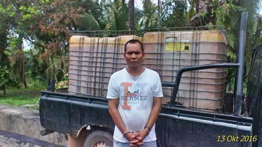 Polres Dumai Amankan Penadah CPO Rp600 Juta
