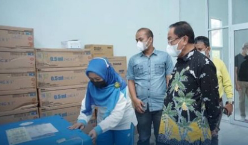 Vaksinasi Serentak di Puskesmas se-Kabupaten Inhil