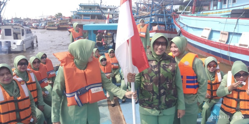 Kunjungan Wisata Bhakti Pengurus Persit Kartika Candra Kirana Cabang XXXIX Dim 0718/Pati