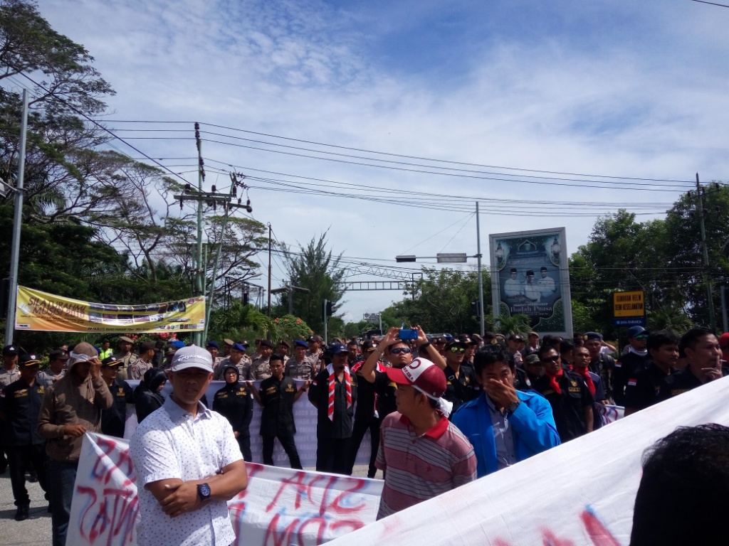 Massa GEMMPA Dumai Tuntut Perusahaan Utamakan Rekrut Narker Lokal
