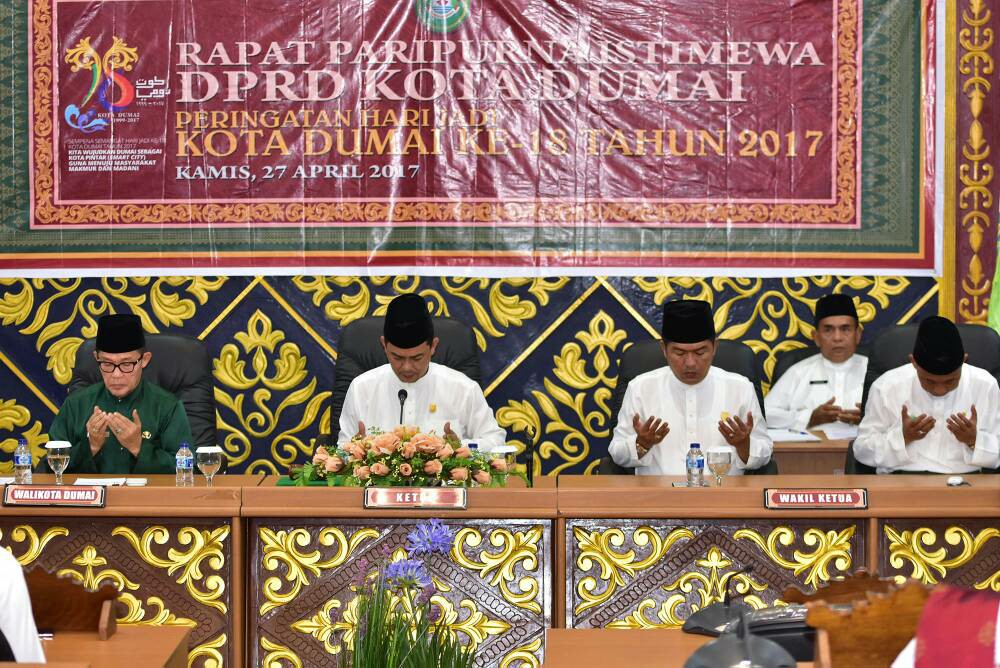 6 Kursi Kosong di Rapat Paripurna Istimewa HUT Kota Dumai