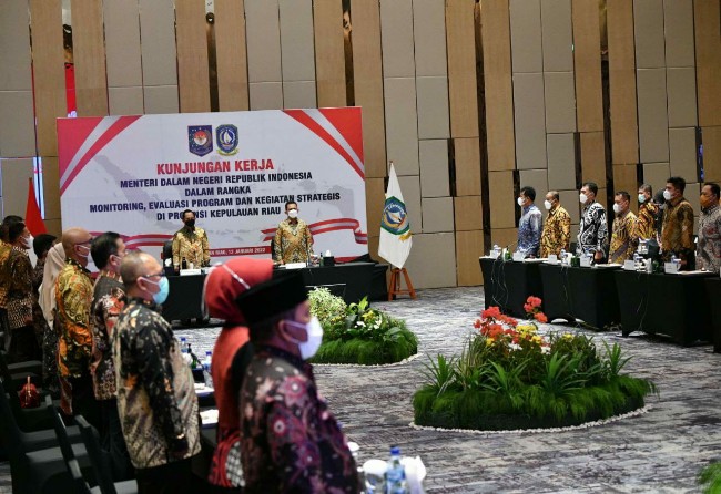 Mendagri sebut Pemprov Kepri Berhasil Mengatasi Covid 19 dengan Baik