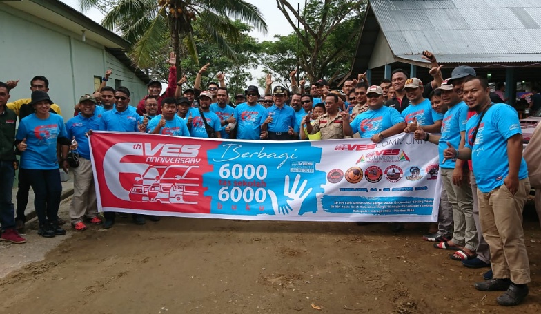 Bupati Inhil Buka Kegiatan Bakti Sosial VES Community Chapter Bumi Lancang Kuning