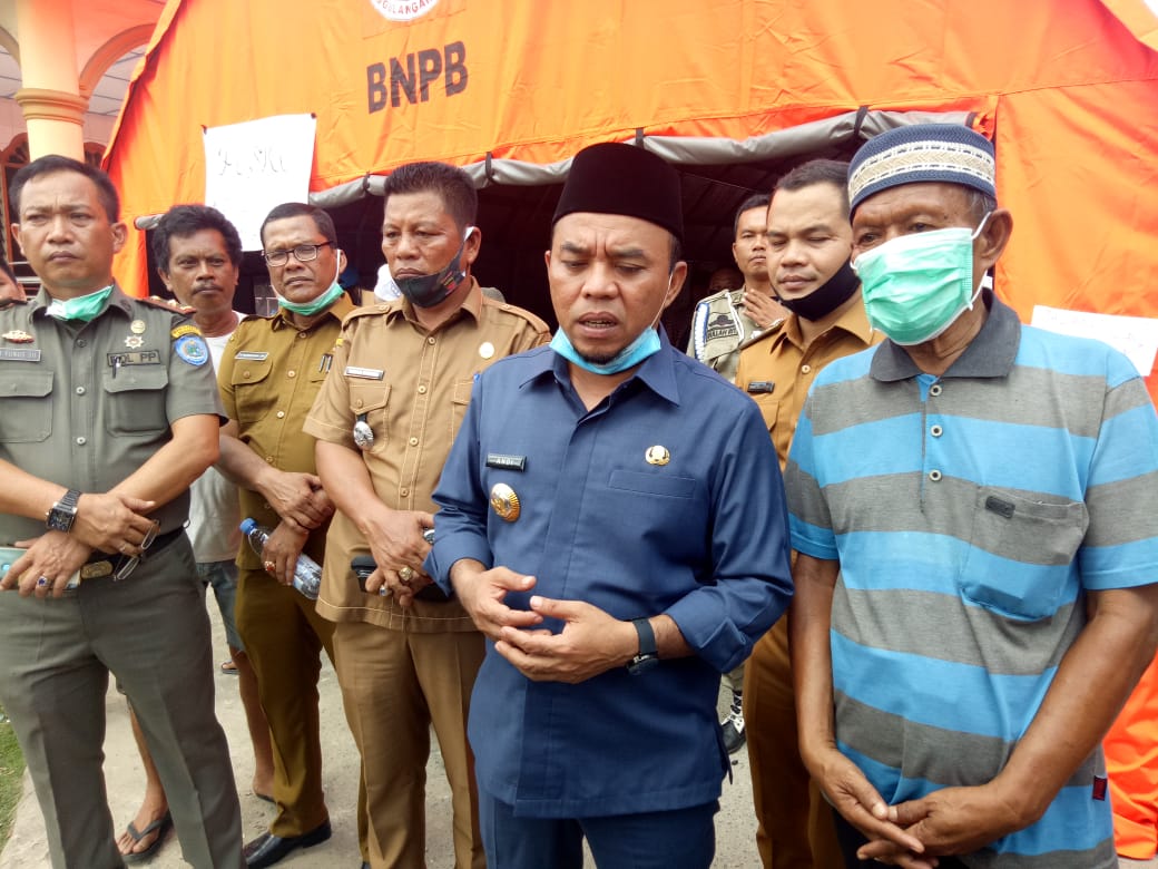 Bupati Labuhanbatu Ucapkan Belasungkawa Terhadap Korban Kebakaran Sei Bilah