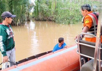 Warga Inhil Hilang Diterkam Buaya