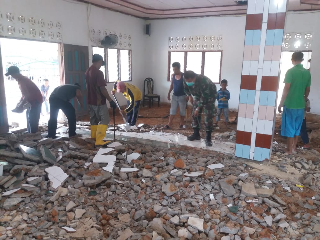 TMMD ke 107, Giat Pelaksanaan Renovasi Rumah Ibadah