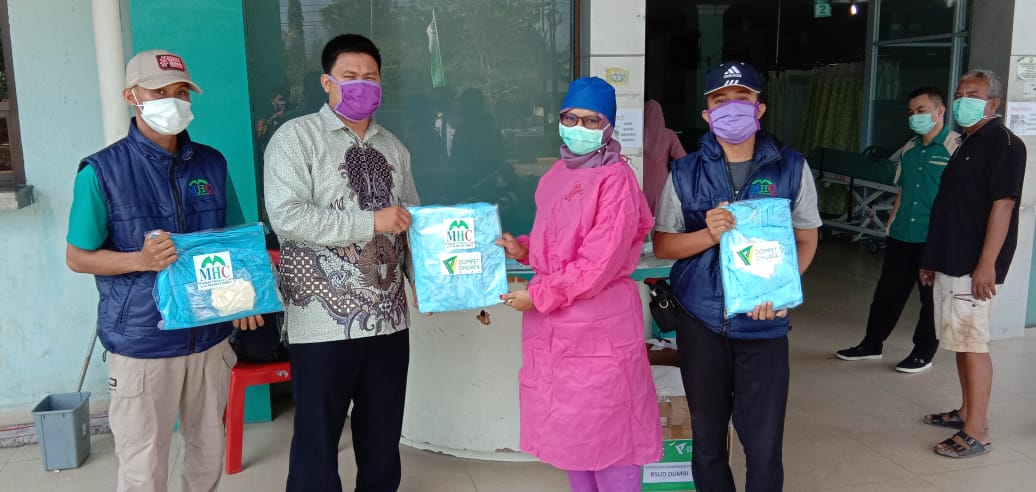 Laz Madani Human Care Serahkan APD Tahap II Kepada Tenaga Medis RSUD Kota Dumai