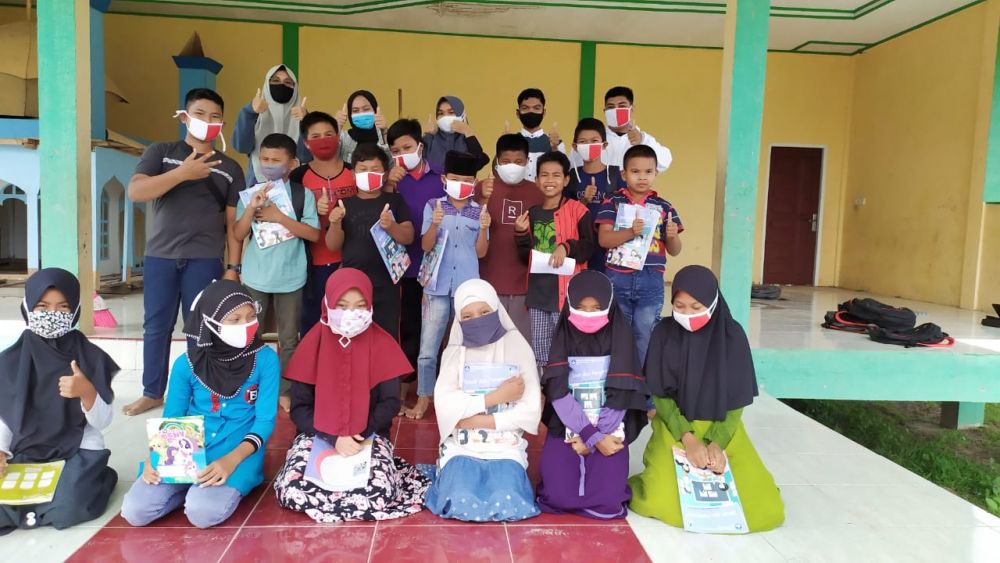 Himasa Adakan Bimbel Untuk Anak Desa di Masa Pandemic Covid19
