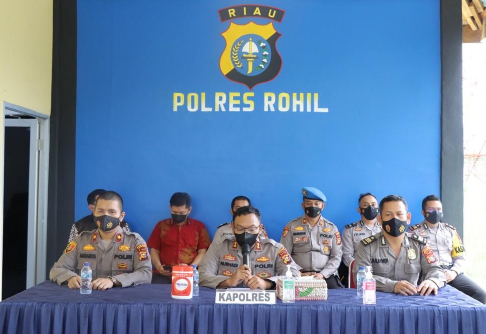 Polres Rohil Selesaikan 520 Kasus Di Tahun 2021. Kasus Narkoba Tertinggi Sebanyak 170 Kasus