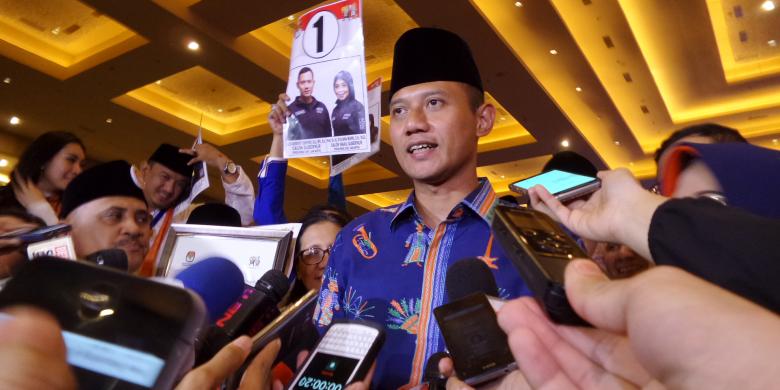Agus Yudhoyono: Alhamdulillah Kami Dapat Nomor 1, Ini Nomor yang Baik