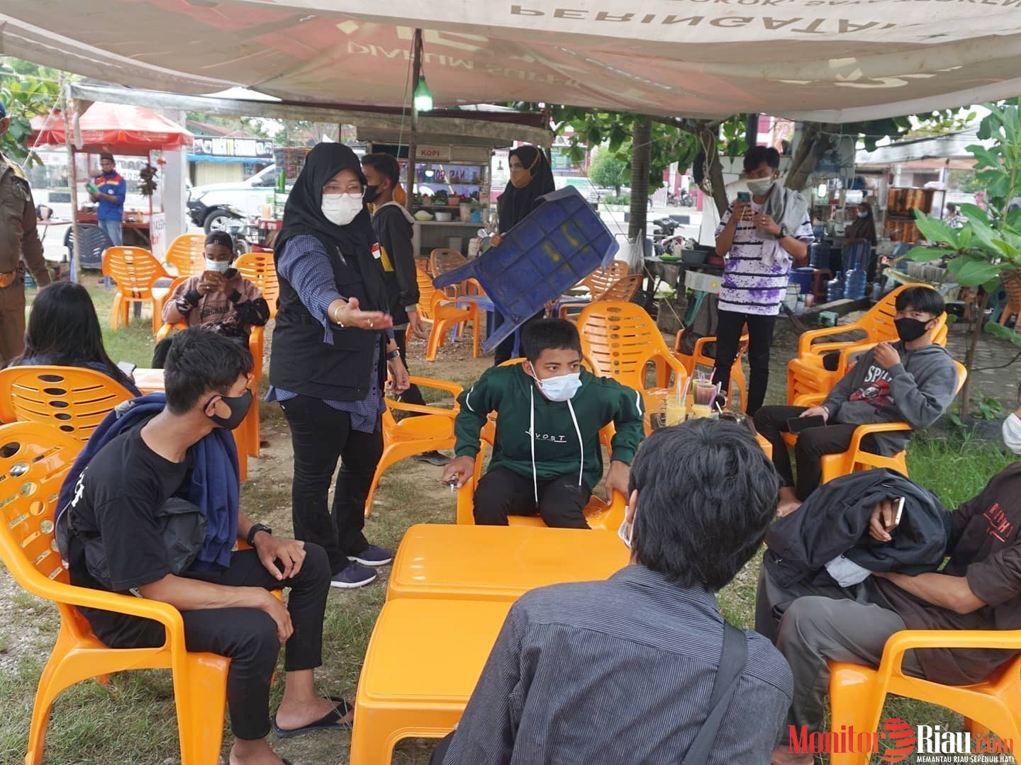 Satgas Covid-19 Dumai Pantau Prokes di Tempat Keramaian