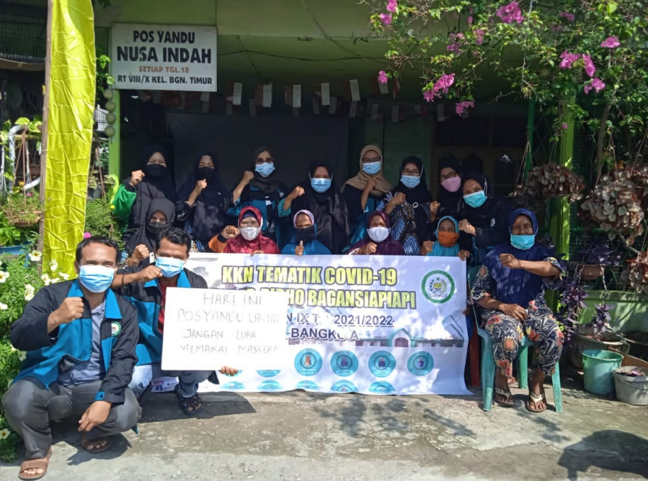 Mahasiswa KKN STAI Ar Ridho Bagansiapiapi Gelar Program Posyandu Lansia