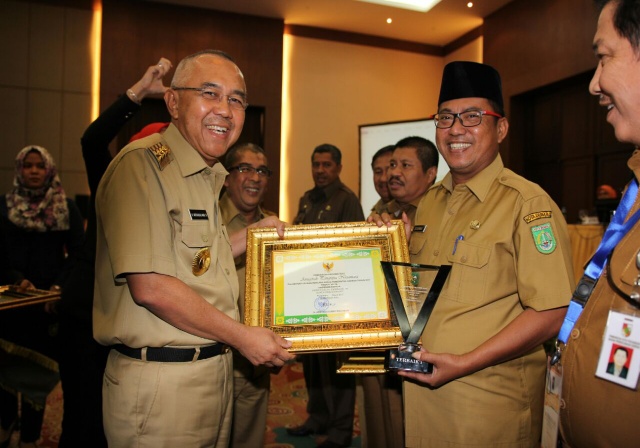 Kota Dumai Terima Anugerah Pangripta Nusantara ke-1 tingkat Kabupaten/Kota se-Provinsi Riau