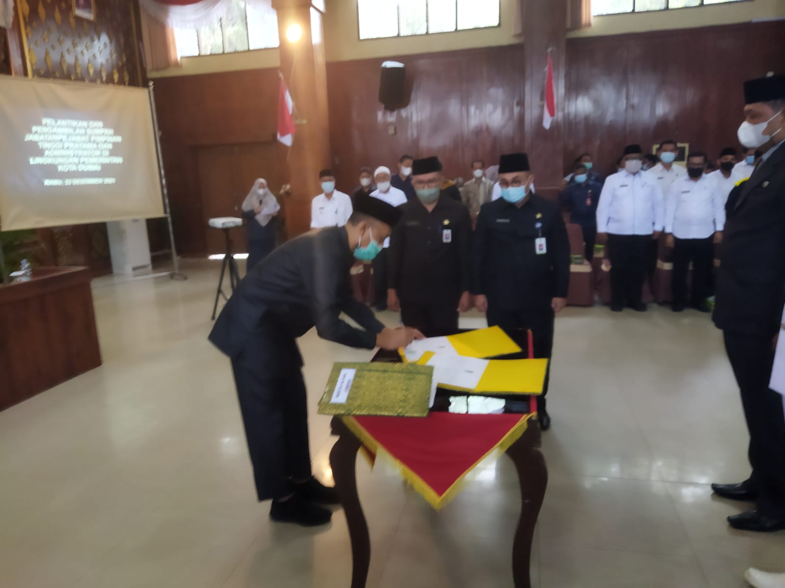 Walikota Dumai Kembali Lantik Pejabat Pimpinan Tinggi Pratama dan Administrator