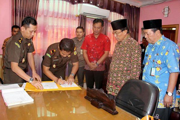 PDAM TI MoU Bersama Kejari Tembilahan, terkait Miliki Piutang 12 Milyar