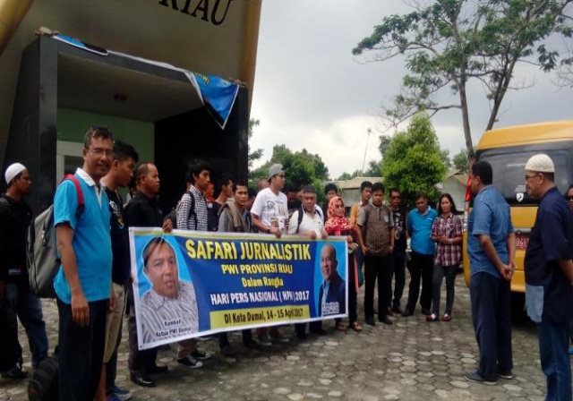 70 Wartawan Riau Ikuti Safari Jurnalistik Di Dumai Sempena HPN 2017