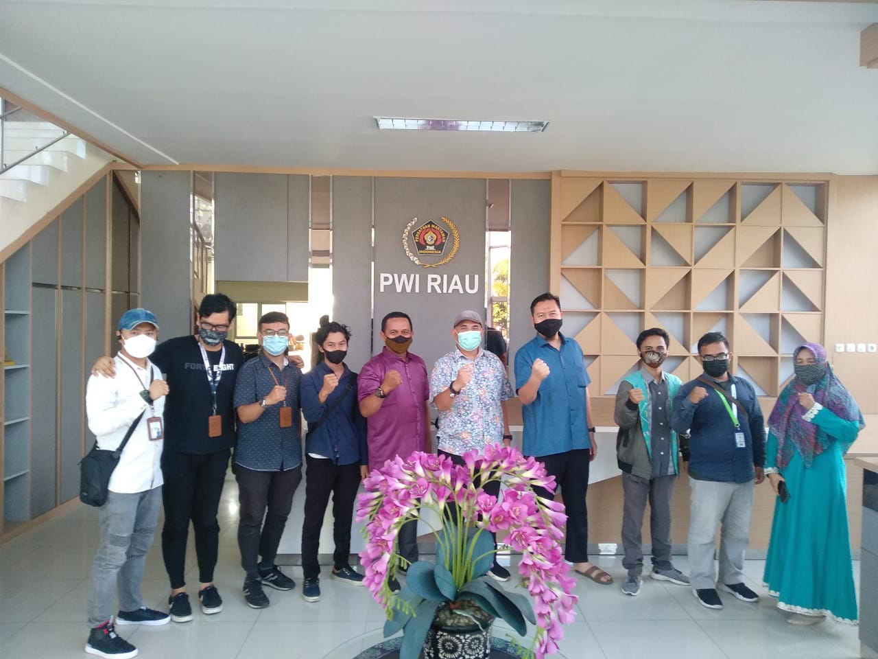 Sejumlah UMKM dan PWI Riau Bersepakat Sinergi