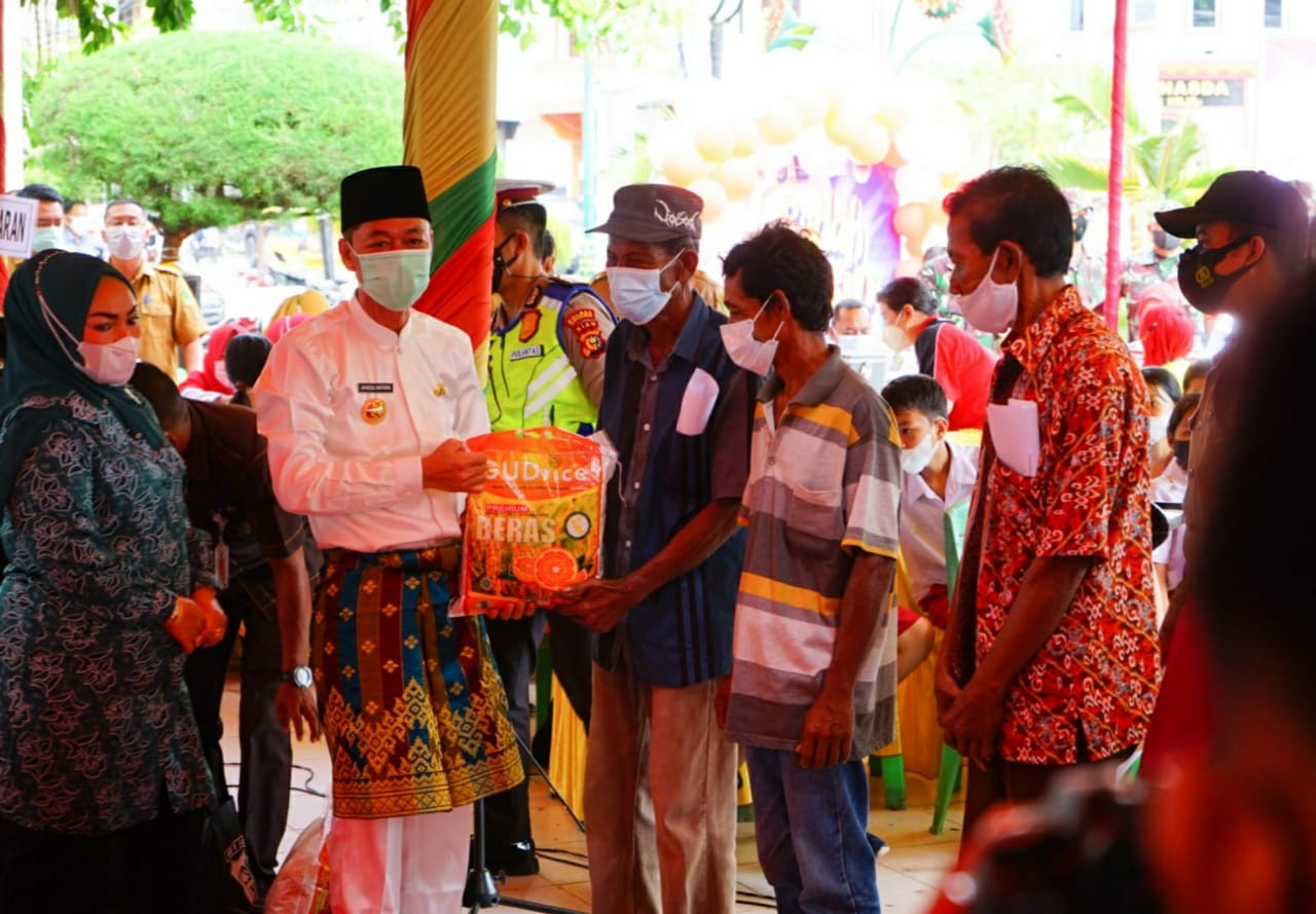 Dibuka Bupati Rohil, Polres Targetkan Vaksinasi Massal 7000 Dosis