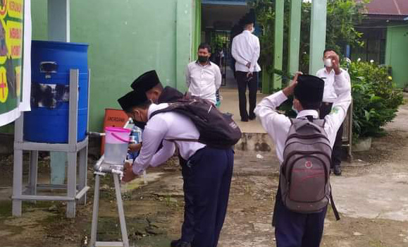 Bupati Inhil Ingatkan kepada Sekolah untuk Tetap Patuh Protokol Kesehatan