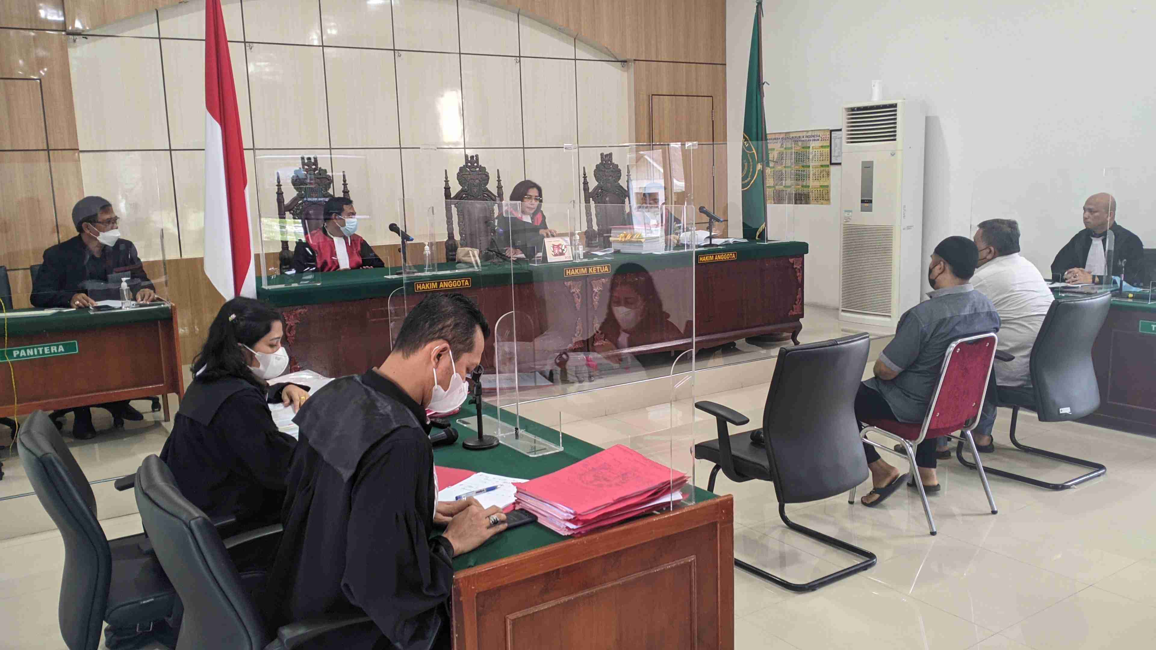 Kembali, Kesehatan Salamuddin Purba Diperhatikan, Ketua Hakim Tegur JPU