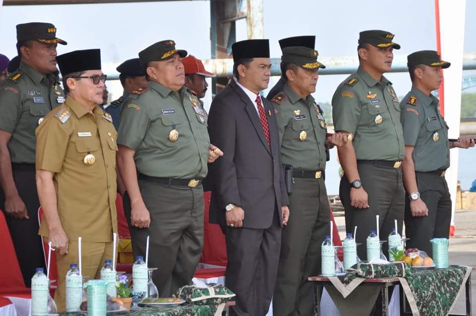 Wako Dumai Hadiri Pemberangkatan Satgas Yonif 131/Braja Sakti