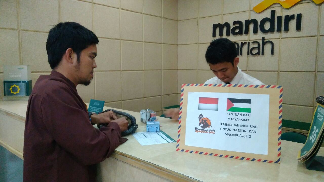 Pejuang Subuh Tembilahan Transfer Jutaan Rupiah Untuk Palestina