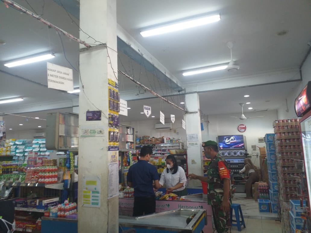 Semangat Serma RP Sianipar Dalam Mengingatkan Masyarakat Terhadap Covid-19