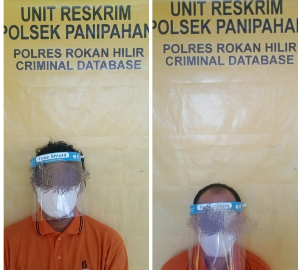 Kepergok Mencuri Jaring Ikan, Dua Pelakunya Mendekam di Polsek Panipahan