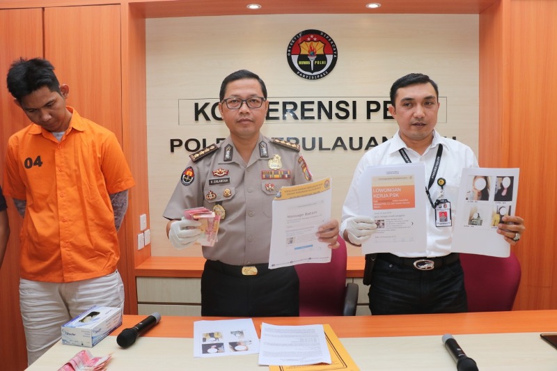 Polda Kepri Ungkap Kasus Prostitusi Online dan TPPO