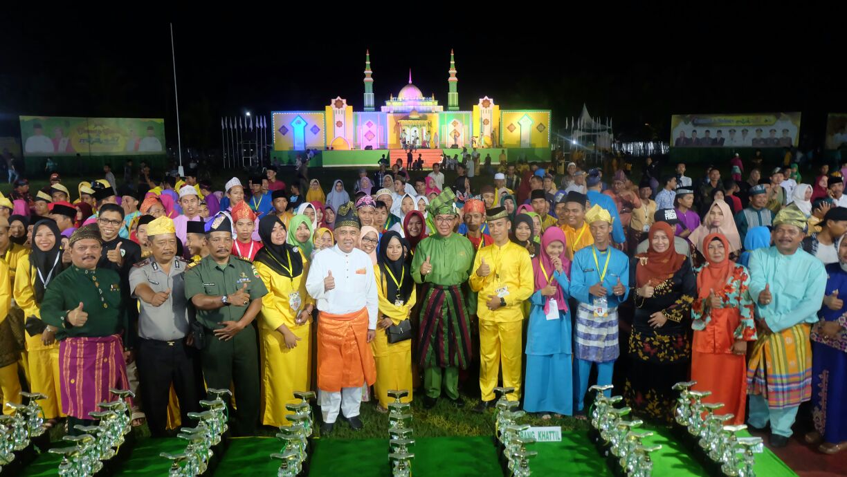 MTQ Inhil Ke-47 Resmi Ditutup oleh Gubernur Riau