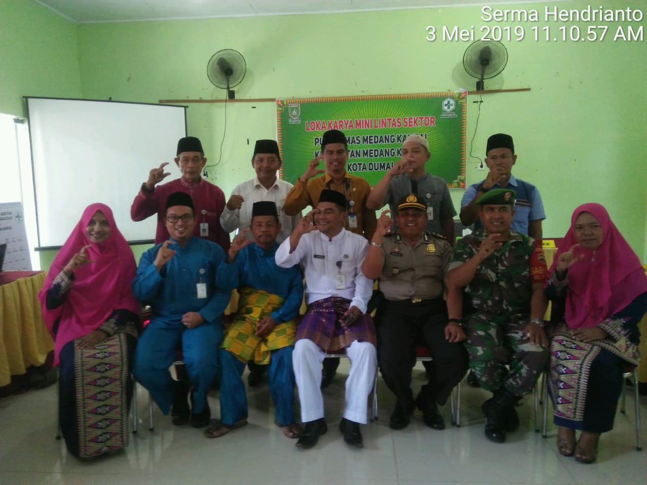 Babinsa Serma Hendrianto Hadiri Acara Lokakarya Minilintas Sektoral